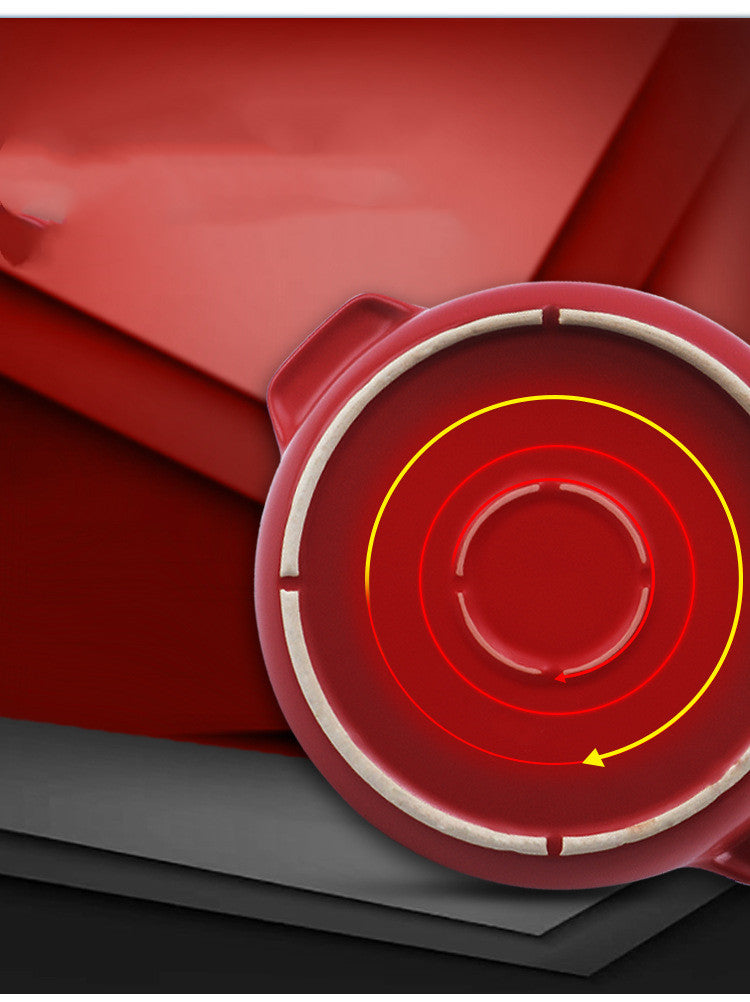 Discover the China Red Ceramic Health Stock Pot