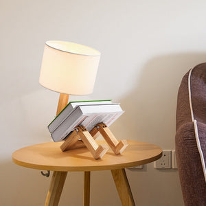 Illuminate Your Space with Our Creative Wooden Table Lamp