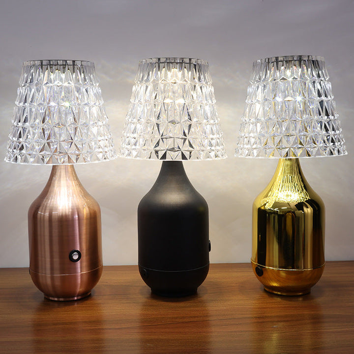 Illuminate Your Space with the LED Charging Retro Table Lamp